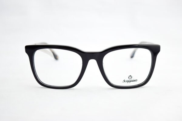 Vista frontal lentes Scappino negros